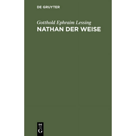 Nathan Der Weise, (Hardcover)