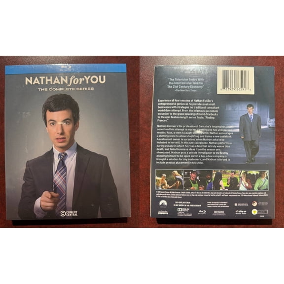 Nathan For You Seasons 1-4 BR Set | 4 Discs | Brand New Sealed