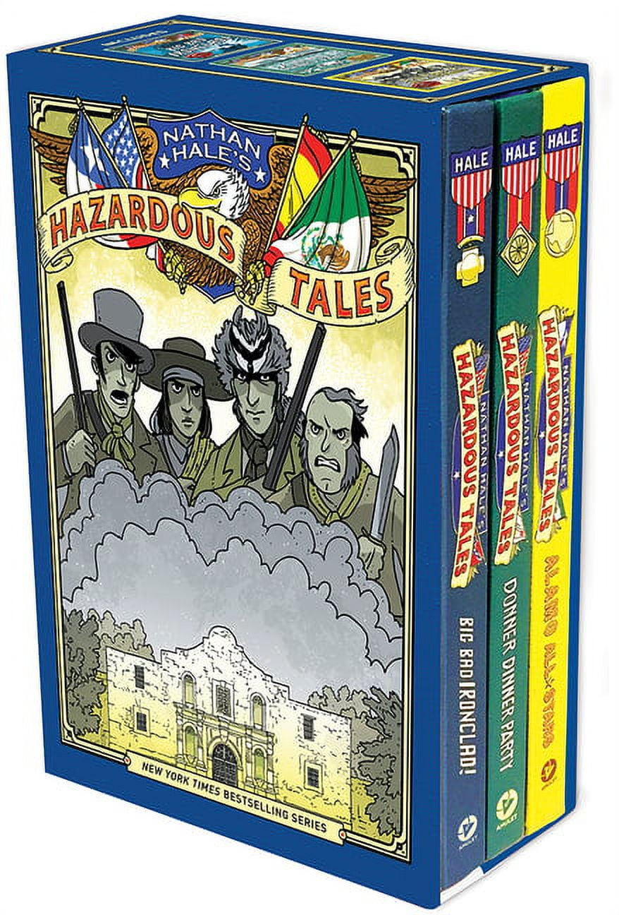 Nathan Hale's Hazardous Tales Nathan Hale's Hazardous Tales Second 3-Book Box Set: A Graphic Novel Collection, (Hardcover)
