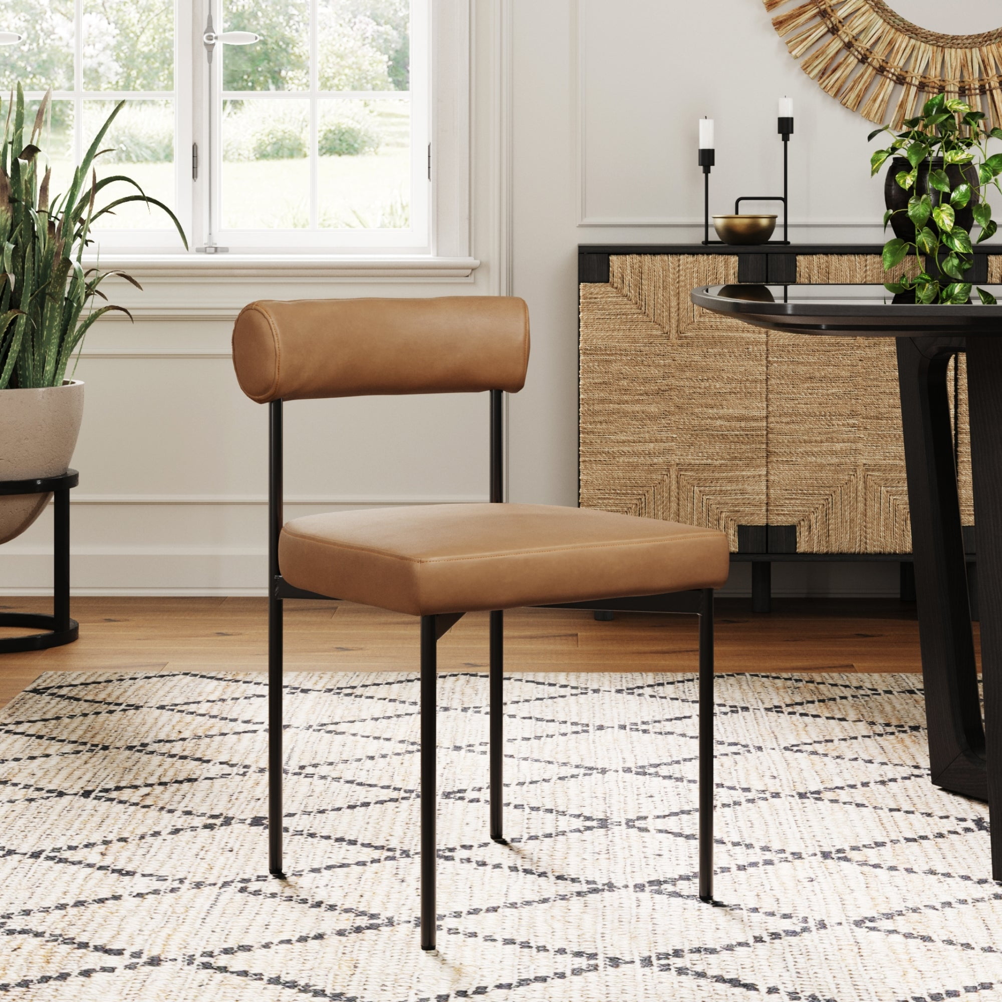 Nathan James Dahlia Upholstered Moder...