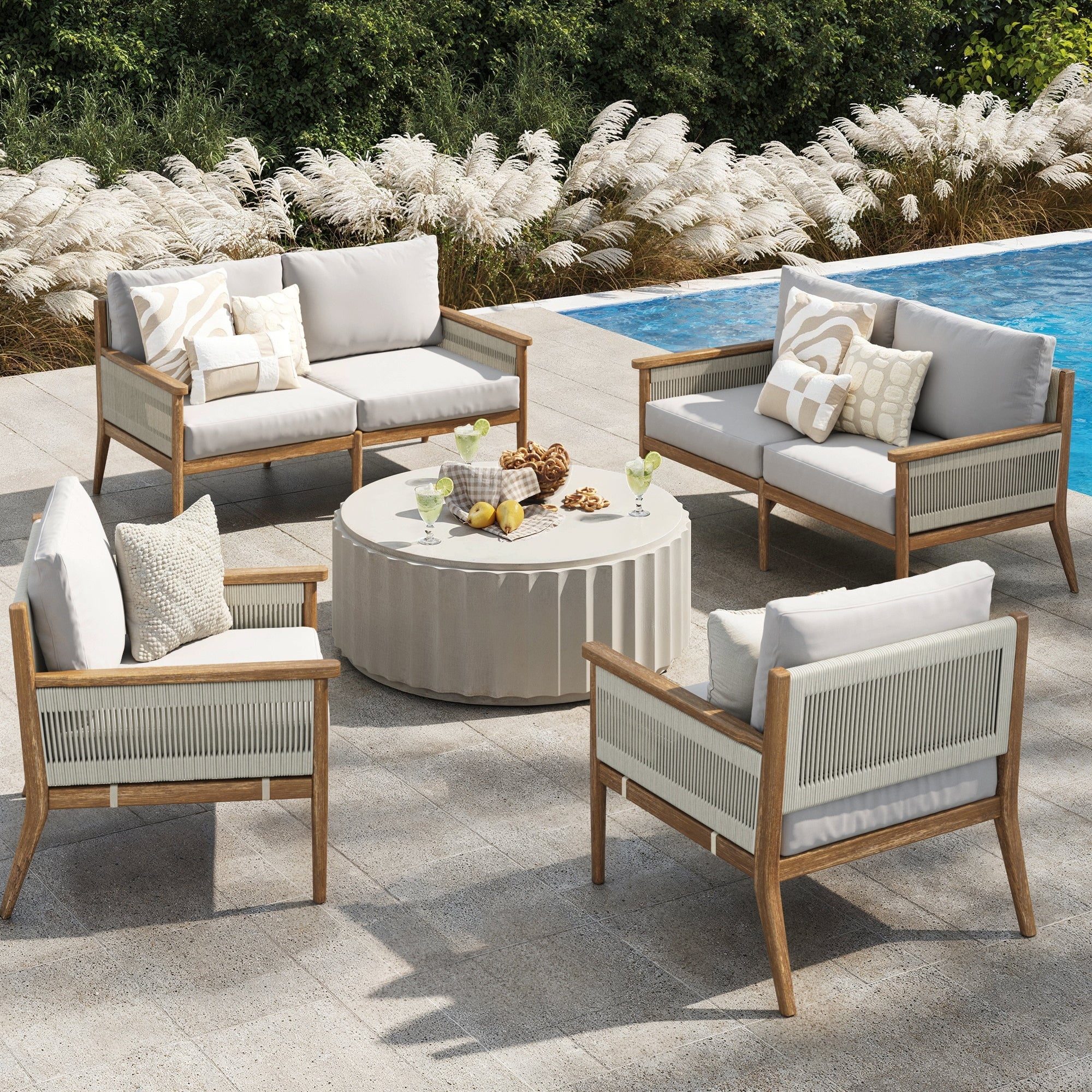 Nathan James Upholstered Outdoor Chairs Nathan James Kayden