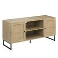thumbnail image 1 of Nathan James Mina TV Stand with Doors for TVs up to 55", Oak, 1 of 8