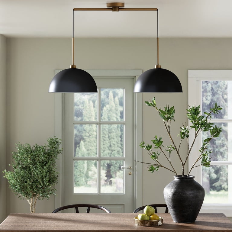 Nathan James Percy Modern 2-Light Pendant Island Light Fixture