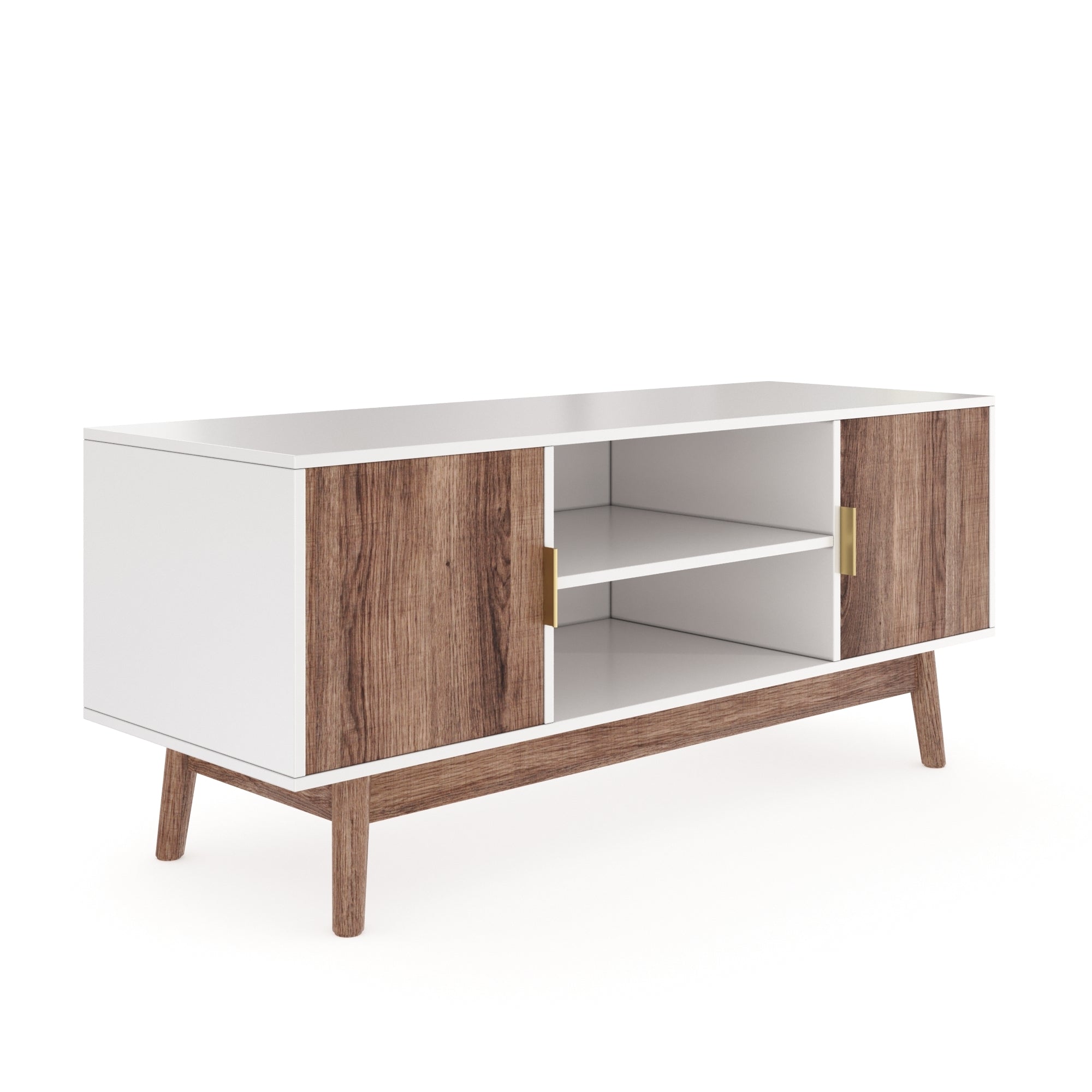 Free Shipping! Nathan James Wesley Scandinavian Tv Stand Media Console 