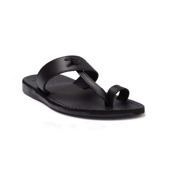 Nathan - Leather Slip On Sandal - Mens Sandals
