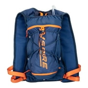 Nathan Nspire 6 Liter Storage Capacity Hydration Back Pack with 1.5 Liter Bladder Blue/Orange