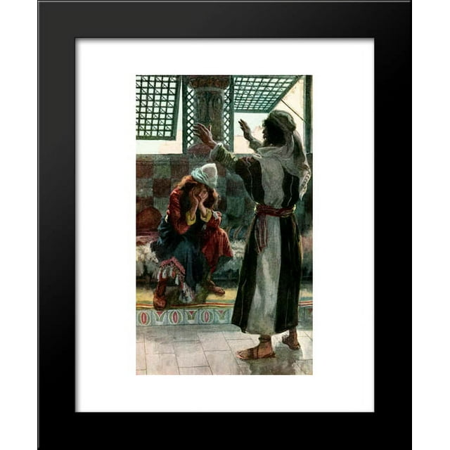 Nathan Rebukes David, as in 2 Samuel 120 20x24 Framed Art Print by ...