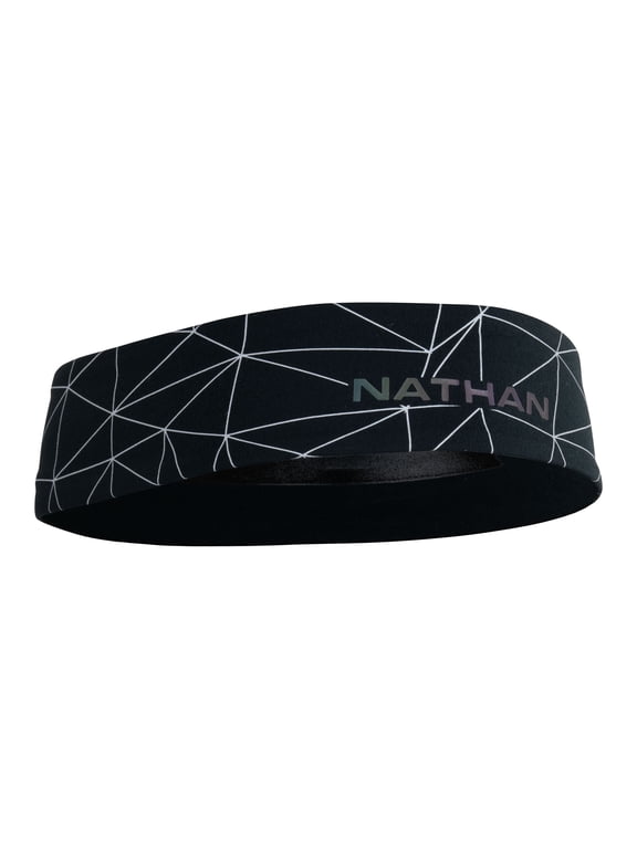 Reflective Headband and Hairband. Black. Running and Outdoor Activities/Sports. Unisex. One Size Fits Most.