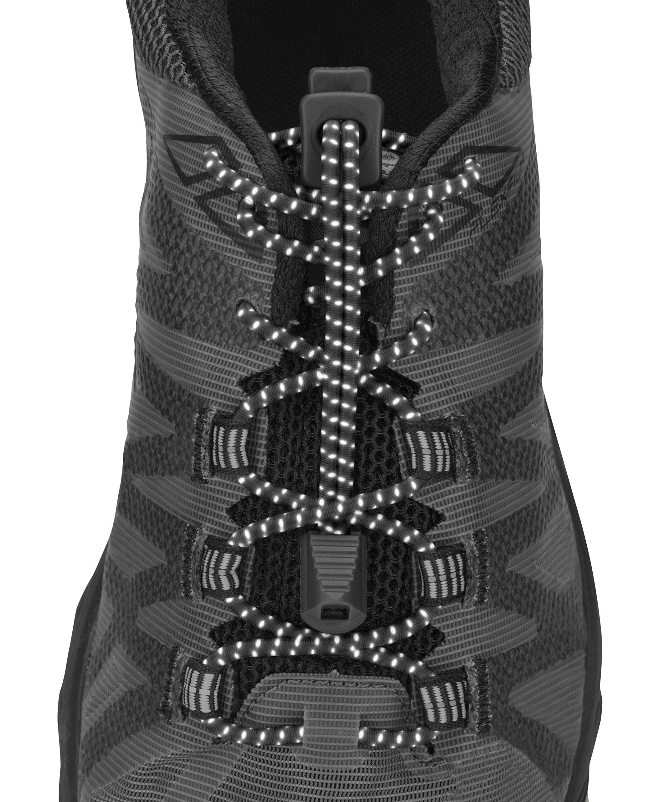 Nathan Run Laces Reflective: One Size Fits All, Black
