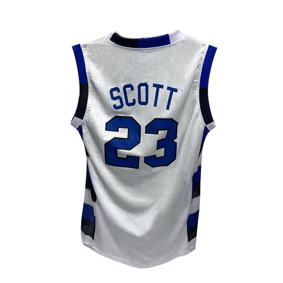 Nathan Scott #23 White Basketball Jersey