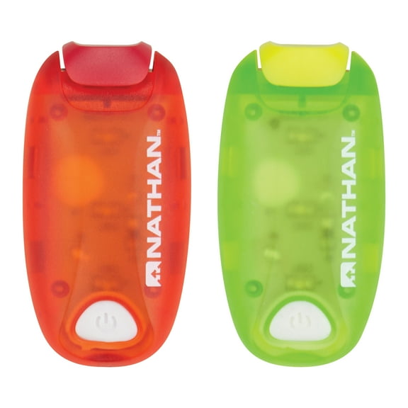 Nathan Sports Safety Strobelight Bundle 2-Pack Tango Red/Sulfur Spring