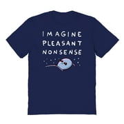 Nathan W Pyle Strange Planet Imagine Pleasant Nonsense Graphic Navy Men's Cotton T-Shirt