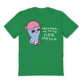 thumbnail image 1 of Nathan W Pyle Transport Me To The Orb Match Graphic Turf Green Men's Cotton T-Shirt, 1 of 1