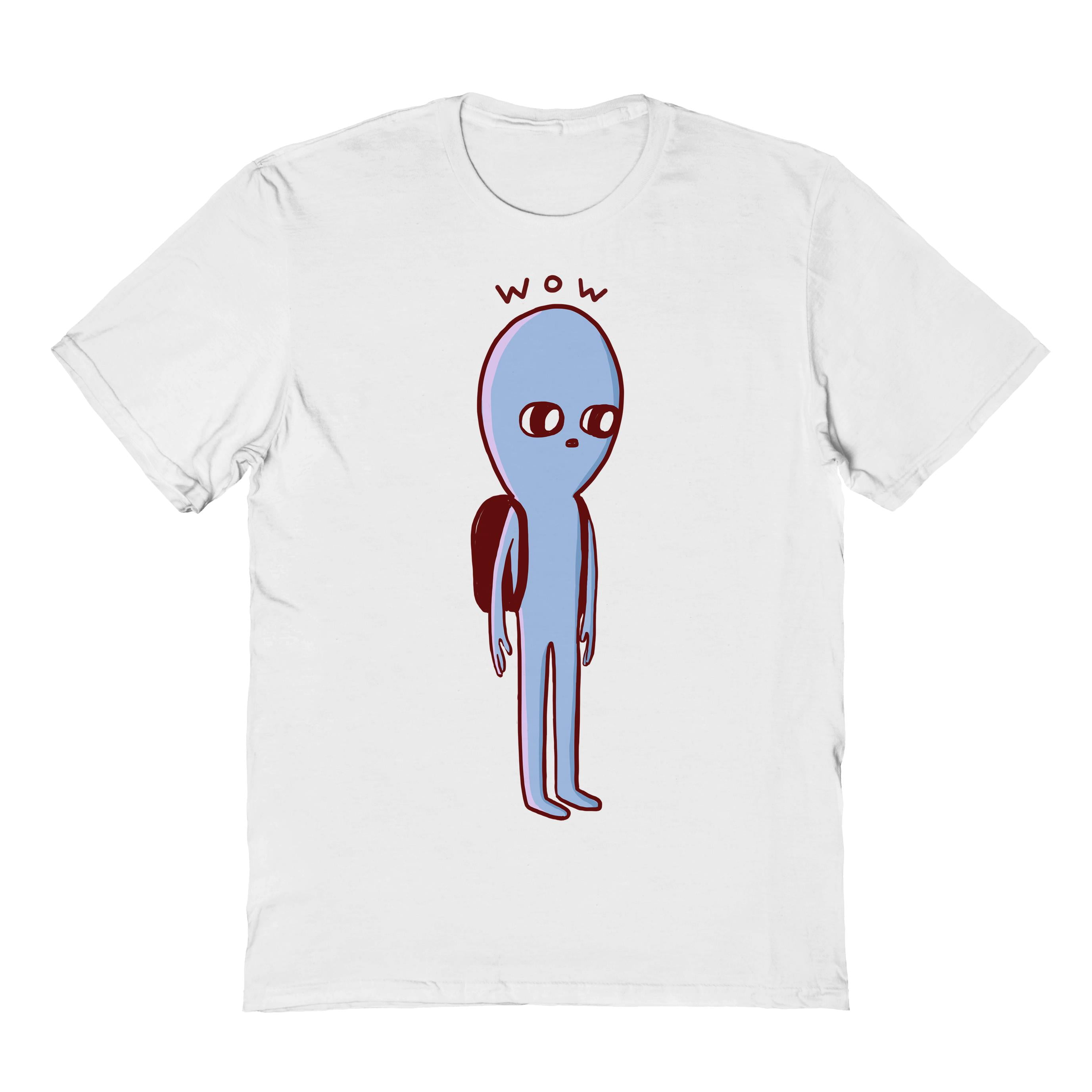 Wow. T-Shirt - White Letters Wow. T-Shirt - White Letters