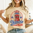thumbnail image 1 of Nathan’s Famous Hot Dog Eating Contest 2025 Funny T-Shirt Men's And Women's Graphic Tee 100% Cotton by TBun, Full Sizes S-5XL, 1 of 5