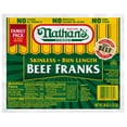 thumbnail image 1 of Nathan's Famous, Skinless Beef Franks, Bun Length, 28 oz, 1 of 13