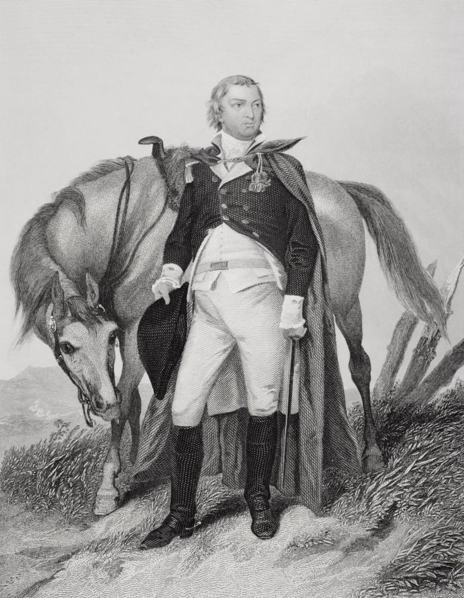 Nathanael Greene 1742-1786 American General During American Revolution From Painting By Alonzo Chappel Canvas Art - Ken Welsh Design Pics (12 x 16)