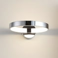 thumbnail image 1 of JONATHAN Y Nathaniel 14" Dimmable Integrated LED Metal Wall Sconce, Chrome, 1 of 6