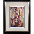 thumbnail image 1 of Nathaniel Barnes "Melody" Hand Signed & # Giclee on Paper FRAMED Black Art Music Generic, 1 of 5