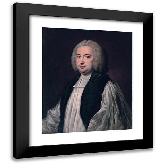 Nathaniel Dance Holland 12x14 Black Modern Framed Museum Art Print Titled - Richard Terrick (1710-1777), Bishop of London