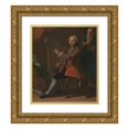 thumbnail image 1 of Nathaniel Dance Holland 12x14 Gold Ornate Wood Frame and Double Matted Museum Art Print Titled - Cristiano Giuseppe Lidarti and Giovanni Battista Tempesti, 1 of 4