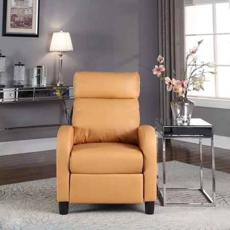 Anabelle Mocha PVC Recliner