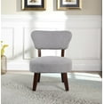 thumbnail image 1 of Nathaniel Home, Round Seat Accent Chair, Medium Density Foam, Gray, 1 of 5