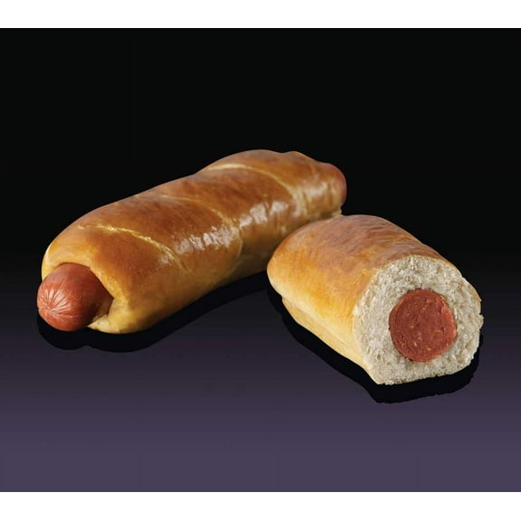 Nathans Famous Beef Pretzel Dog - 42 count per pack -- 1 per case