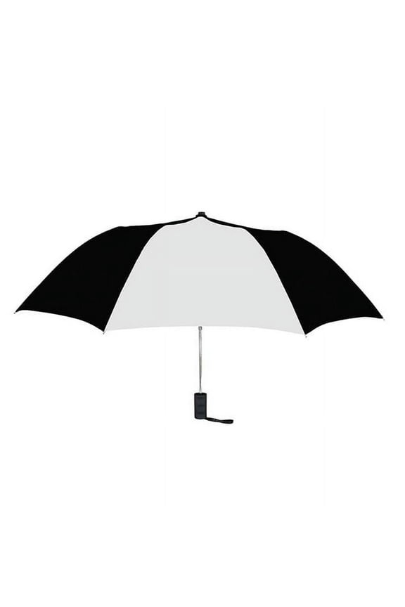 60-42-BK-WH 42 in. Folding Umbrella, Black & White