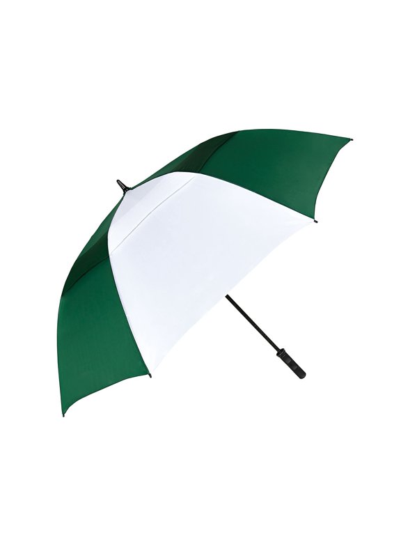 60-83-GN-WH 64 in. Vented Tornado Umbrella, Green & White