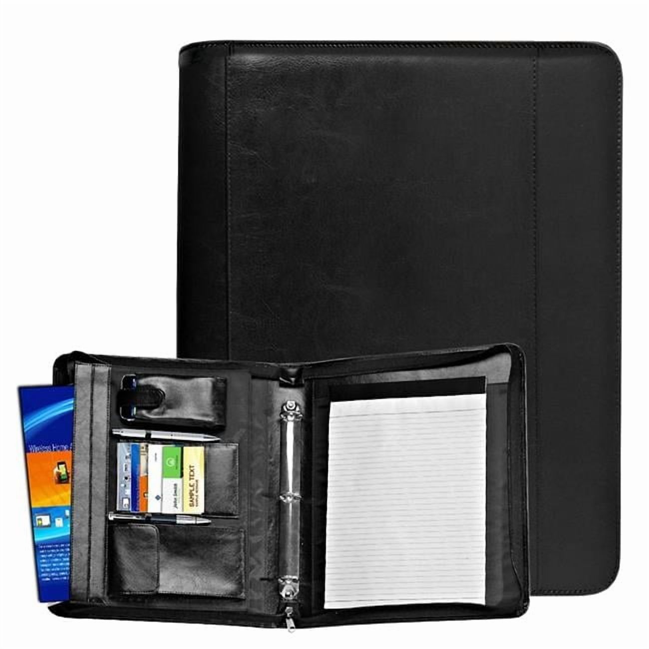 Black Rings Notebook Natico Originals 60-PF-42 13.75 x 11.75 in. Ring Binder Portfolio ...