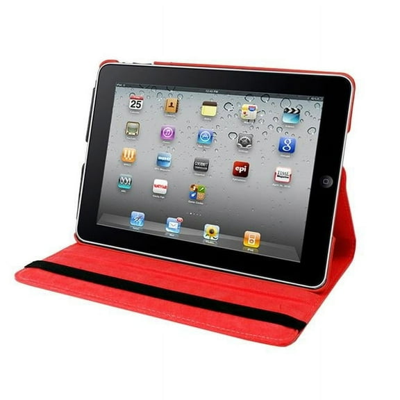Natico Originals Ipad Air 360 Faux Case- Red