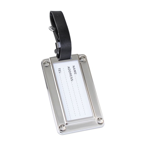 Natico Originals Silver-tone Luggage Tag