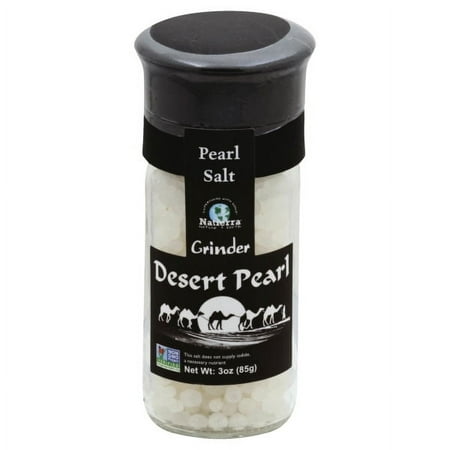 Natierra Grinder Desert Pearl Salt, 3 oz