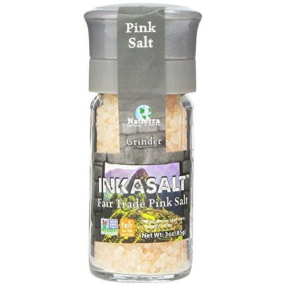 Natierra Inka Salt, Coarse Grinder, 3 Oz