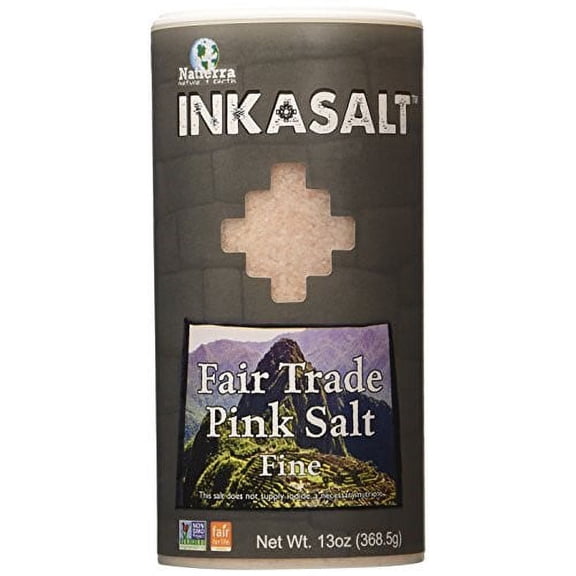 Natierra Inka Salt, Fine Shaker, 13 Oz