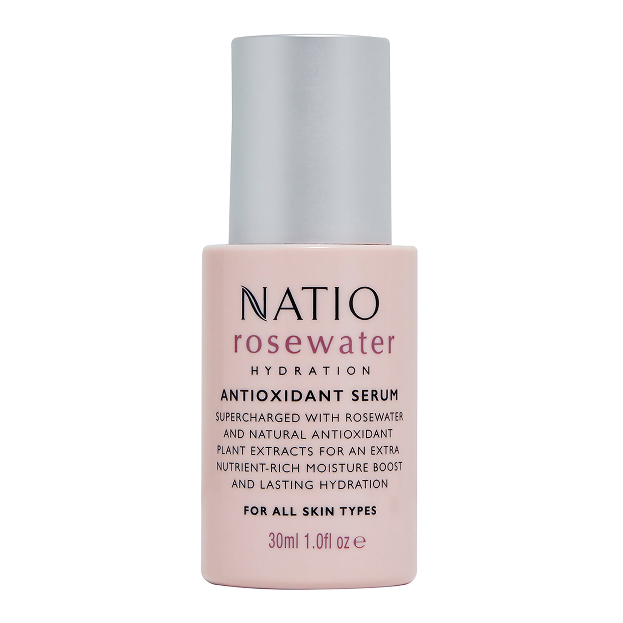 Natio Rosewater Antioxidant Serum, Facial Serum, 1 oz