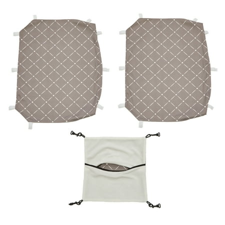 MidWest Homes for Pets, Ferret or Critter Nation Accessory Kit 1, Designed Print Tan and White