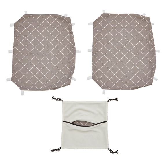 MidWest Homes for Pets, Ferret or Critter Nation Accessory Kit 1, Designed Print Tan and White
