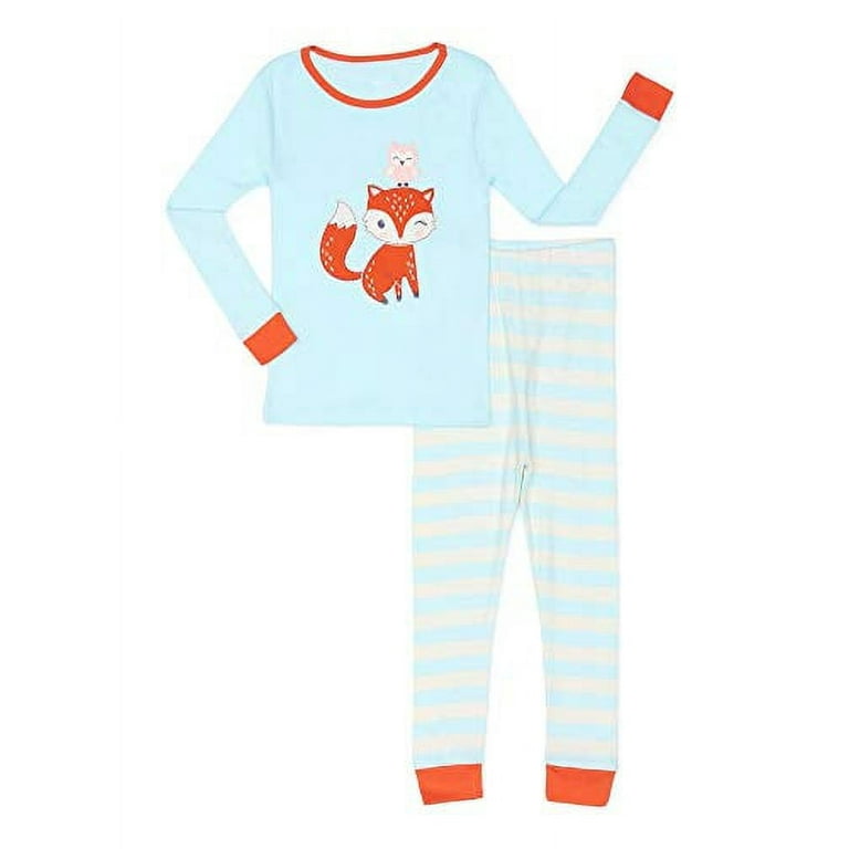 Girls fox pajamas sale