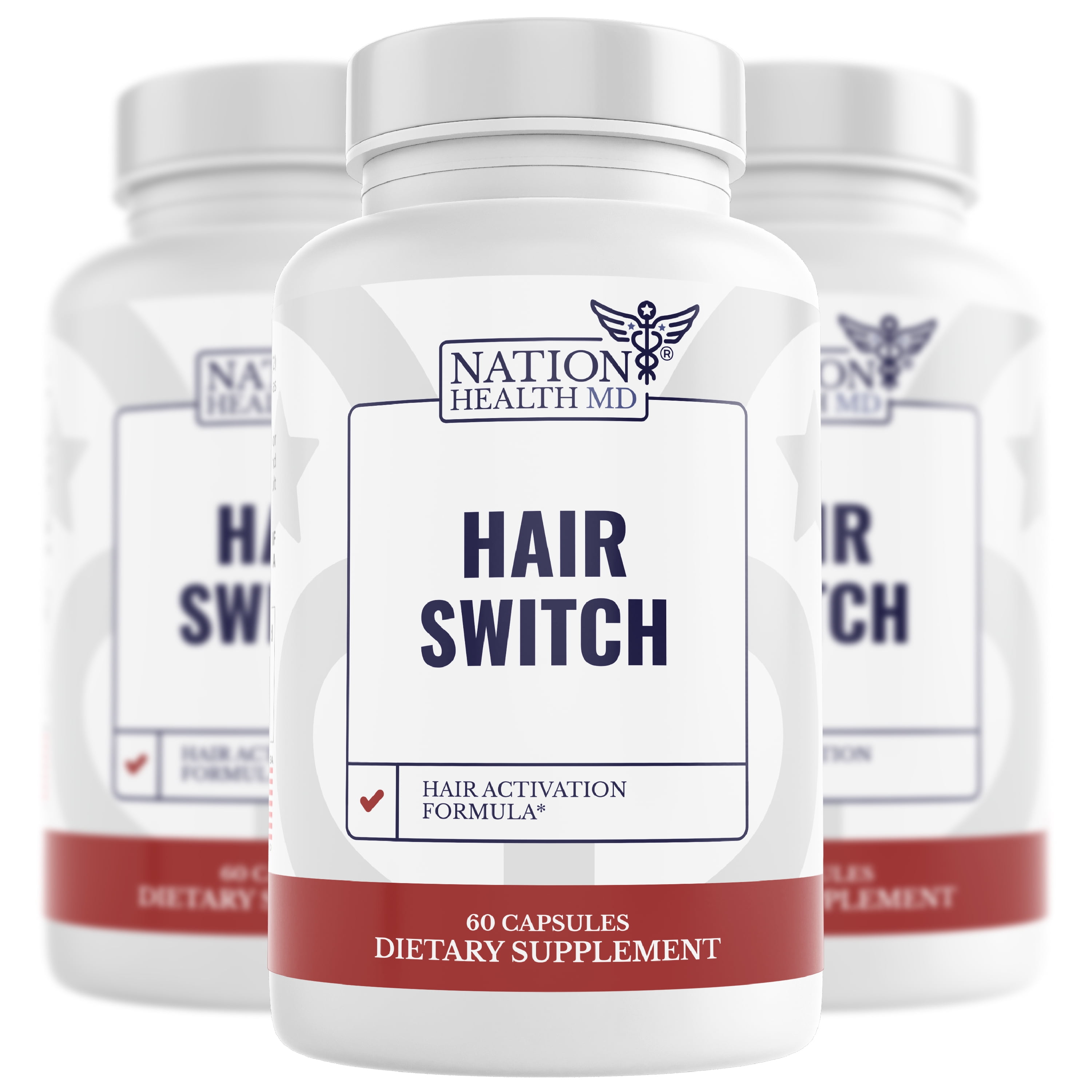 Nation Health MD Hair Switch Supplements for Hair and Scalp Biotin