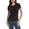thumbnail image 1 of Nation LTD womens  Alina Center Front Seamed T-Shirt, xs, Black, 1 of 3