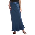 thumbnail image 1 of Nation LTD womens  Gaia Bias Cut Maxi Skirt, s, Blue, 1 of 3