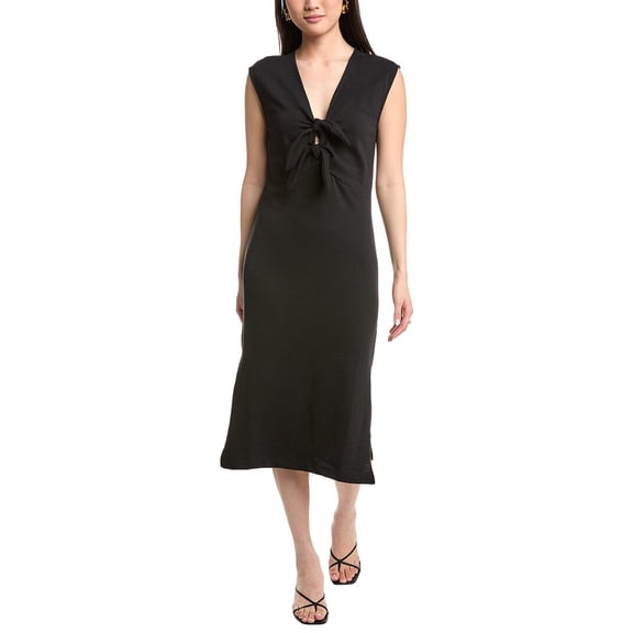 Nation LTD womens Kalee Column Midi Dress, xs, Black