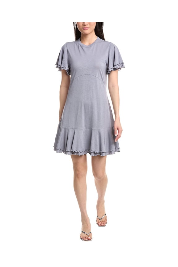 womens  Lizzy Mini Dress, s, Grey