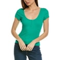 thumbnail image 1 of Nation LTD womens  Quinn Wrap T-Shirt, m, Green, 1 of 3