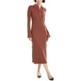 thumbnail image 1 of Nation LTD womens  Rennie Sweaterdress, l, Brown, 1 of 3