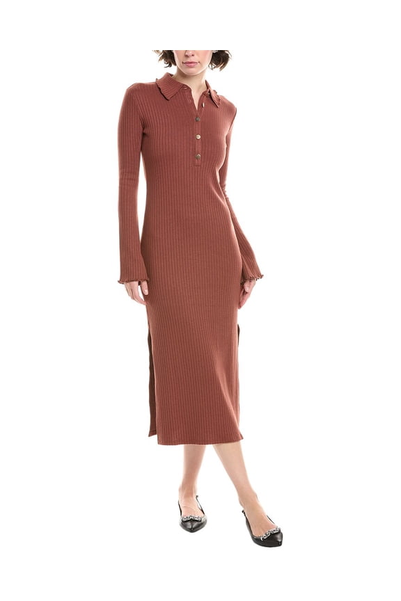 womens Rennie Sweaterdress, s, Brown
