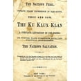 thumbnail image 1 of The Nation's Peril : Twelve Years Experience In The South. Then And Now. The Ku Klux Klan. A Complete Exposition Of The Order: Its Purpose, Plans, Operations, Social And Political Significance. The Nation's Salvation. (Paperback), 1 of 1