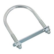 Confezione 4 Bulloni A U Quadrati In Acciaio Lega – 1/2" X 3-1/16" X 5-5/16" – Grado 10.9 - Foto 3